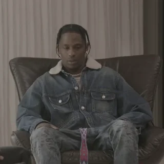 🎬 emoji Travis Scott @EliotSticker Telegram sticker 21 of 50