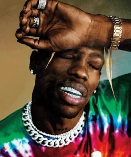 Sticker from Travis Scott @Andyboomin