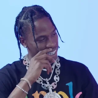 🎬 emoji Travis Scott @EliotSticker Telegram sticker 23 of 50