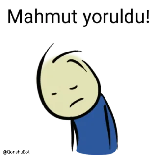 😣 emoji Mahmut @Qonshubot Telegram sticker 9 of 31