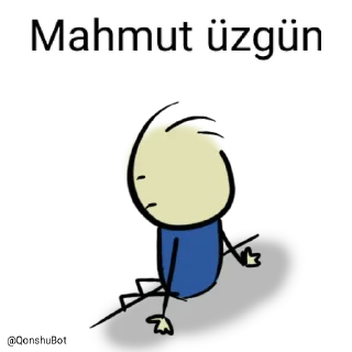 😓 emoji Mahmut @Qonshubot Telegram sticker 11 of 31