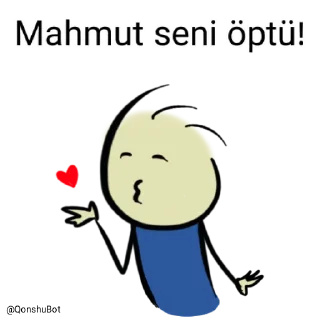 💋 emoji Mahmut @Qonshubot Telegram sticker 19 of 31