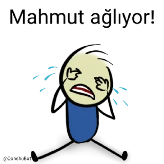 😭 emoji Mahmut @Qonshubot Telegram sticker 14 of 31