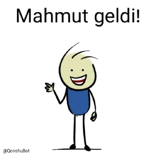 ✋️ emoji Mahmut @Qonshubot Telegram sticker 1 of 31