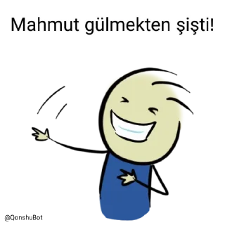 🤣 emoji Mahmut @Qonshubot Telegram sticker 23 of 31