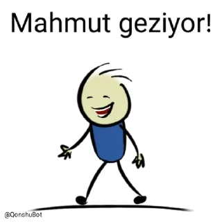 🚶‍♂️ emoji Mahmut @Qonshubot Telegram sticker 10 of 31