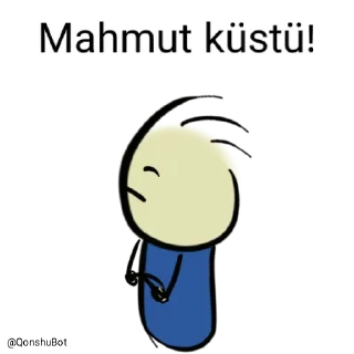 😒 emoji Mahmut @Qonshubot Telegram sticker 13 of 31