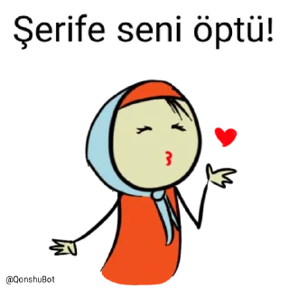 💋 emoji Şerife @Qonshubot Telegram sticker 19 of 31