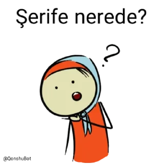 🤔 emoji Şerife @Qonshubot Telegram sticker 5 of 31