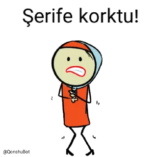 😰 emoji Şerife @Qonshubot Telegram sticker 15 of 31