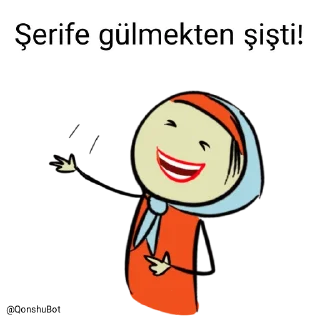 🤣 emoji Şerife @Qonshubot Telegram sticker 23 of 31