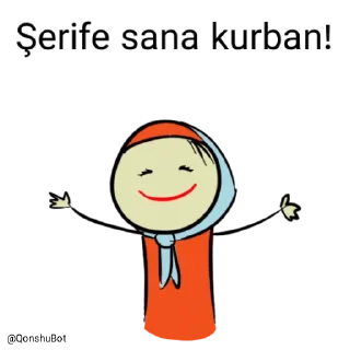 🤗 emoji Şerife @Qonshubot Telegram sticker 18 of 31