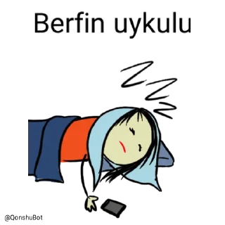 😴 emoji Berfin @Qonshubot Telegram sticker 17 of 31