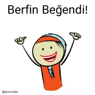 👍 emoji Berfin @Qonshubot Telegram sticker 20 of 31