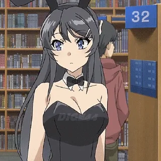 Sticker from @STIKERFORALL MAI SAKURAJIMA-BUNNY GIRL SENPAI