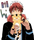 ✋ emoji kagami taiga .saku Telegram sticker 10 of 120