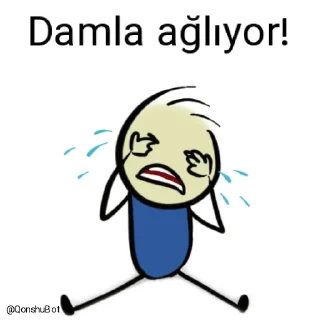 😭 emoji Damla @Qonshubot Telegram sticker 14 of 31