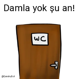 🚽 emoji Damla @Qonshubot Telegram sticker 22 of 31