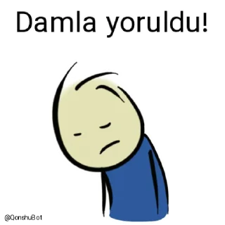 😣 emoji Damla @Qonshubot Telegram sticker 9 of 31