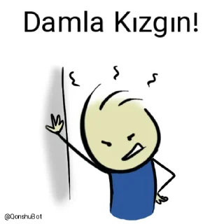 😡 emoji Damla @Qonshubot Telegram sticker 16 of 31