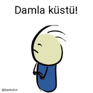 😒 emoji Damla @Qonshubot Telegram sticker 13 of 31