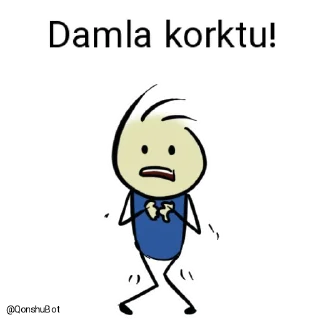 😰 emoji Damla @Qonshubot Telegram sticker 15 of 31