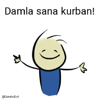 🤗 emoji Damla @Qonshubot Telegram sticker 18 of 31