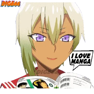 🗞 emoji @STIKERFORALL 🏴󠁧󠁢󠁥󠁮󠁧󠁿RANKO HONJO-MY FIRST G.IS A GAL Telegram sticker 16 of 30