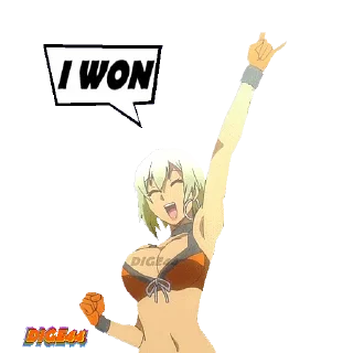 🥇 emoji @STIKERFORALL 🏴󠁧󠁢󠁥󠁮󠁧󠁿RANKO HONJO-MY FIRST G.IS A GAL Telegram sticker 11 of 30