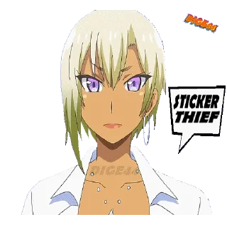 💰 emoji @STIKERFORALL 🏴󠁧󠁢󠁥󠁮󠁧󠁿RANKO HONJO-MY FIRST G.IS A GAL Telegram sticker 21 of 30