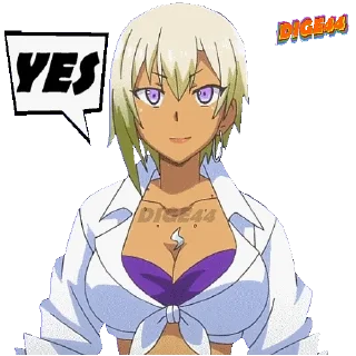 👍 emoji @STIKERFORALL 🏴󠁧󠁢󠁥󠁮󠁧󠁿RANKO HONJO-MY FIRST G.IS A GAL Telegram sticker 22 of 30