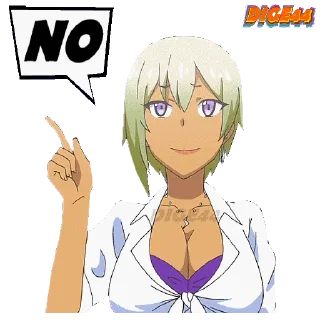 👎 emoji @STIKERFORALL 🏴󠁧󠁢󠁥󠁮󠁧󠁿RANKO HONJO-MY FIRST G.IS A GAL Telegram sticker 24 of 30