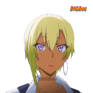 🫥 emoji @STIKERFORALL 🏴󠁧󠁢󠁥󠁮󠁧󠁿RANKO HONJO-MY FIRST G.IS A GAL Telegram sticker 2 of 30