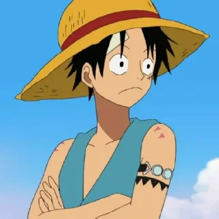 Sticker from `Monkey D. Luffy