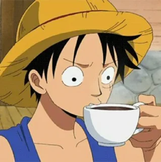 Sticker from `Monkey D. Luffy
