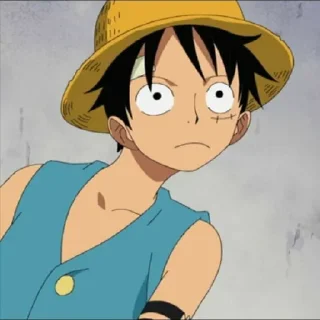 Sticker from `Monkey D. Luffy