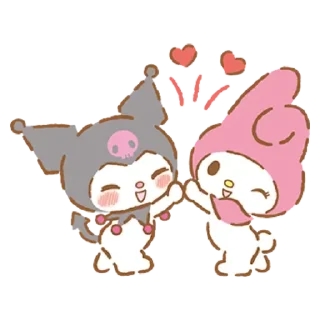 Sticker from kuromi and my melody