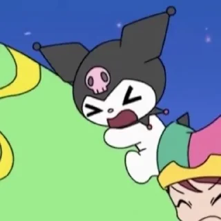 🍩 emoji my melody and kuromi @STICKIT Telegram sticker 11 of 117