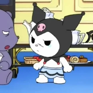🍩 emoji my melody and kuromi @STICKIT Telegram sticker 2 of 117