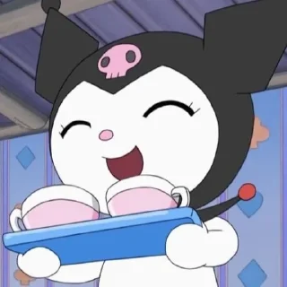 🍩 emoji my melody and kuromi @STICKIT Telegram sticker 5 of 117