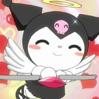 🍩 emoji my melody and kuromi @STICKIT Telegram sticker 13 of 117
