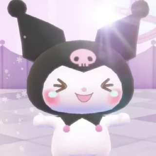 🍩 emoji my melody and kuromi @STICKIT Telegram sticker 14 of 117
