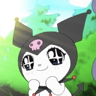 🍩 emoji my melody and kuromi @STICKIT Telegram sticker 17 of 117