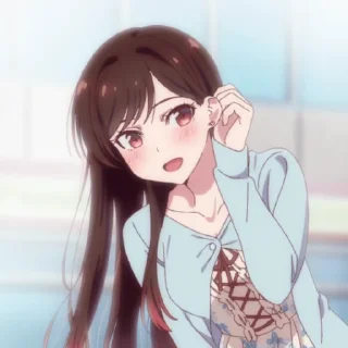 😀 emoji Chizuru Ichinose (by @Yuu_Kuraidesu_Noir) Telegram sticker 3 of 120