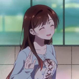 👋 emoji Chizuru Ichinose (by @Yuu_Kuraidesu_Noir) Telegram sticker 12 of 120