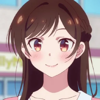 😊 emoji Chizuru Ichinose (by @Yuu_Kuraidesu_Noir) Telegram sticker 15 of 120