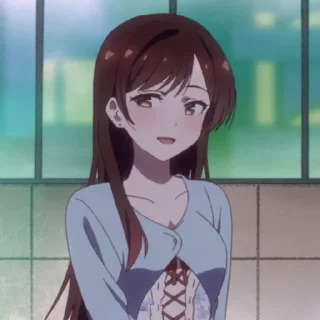 😏 emoji Chizuru Ichinose (by @Yuu_Kuraidesu_Noir) Telegram sticker 11 of 120