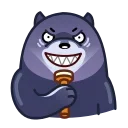 🐆 emoji 三只熊 @bbbbbbbb Telegram sticker 23 of 25