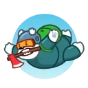 🦌 emoji 三只熊 @bbbbbbbb Telegram sticker 10 of 25