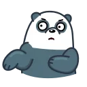 🦣 emoji 三只熊 @bbbbbbbb Telegram sticker 24 of 25